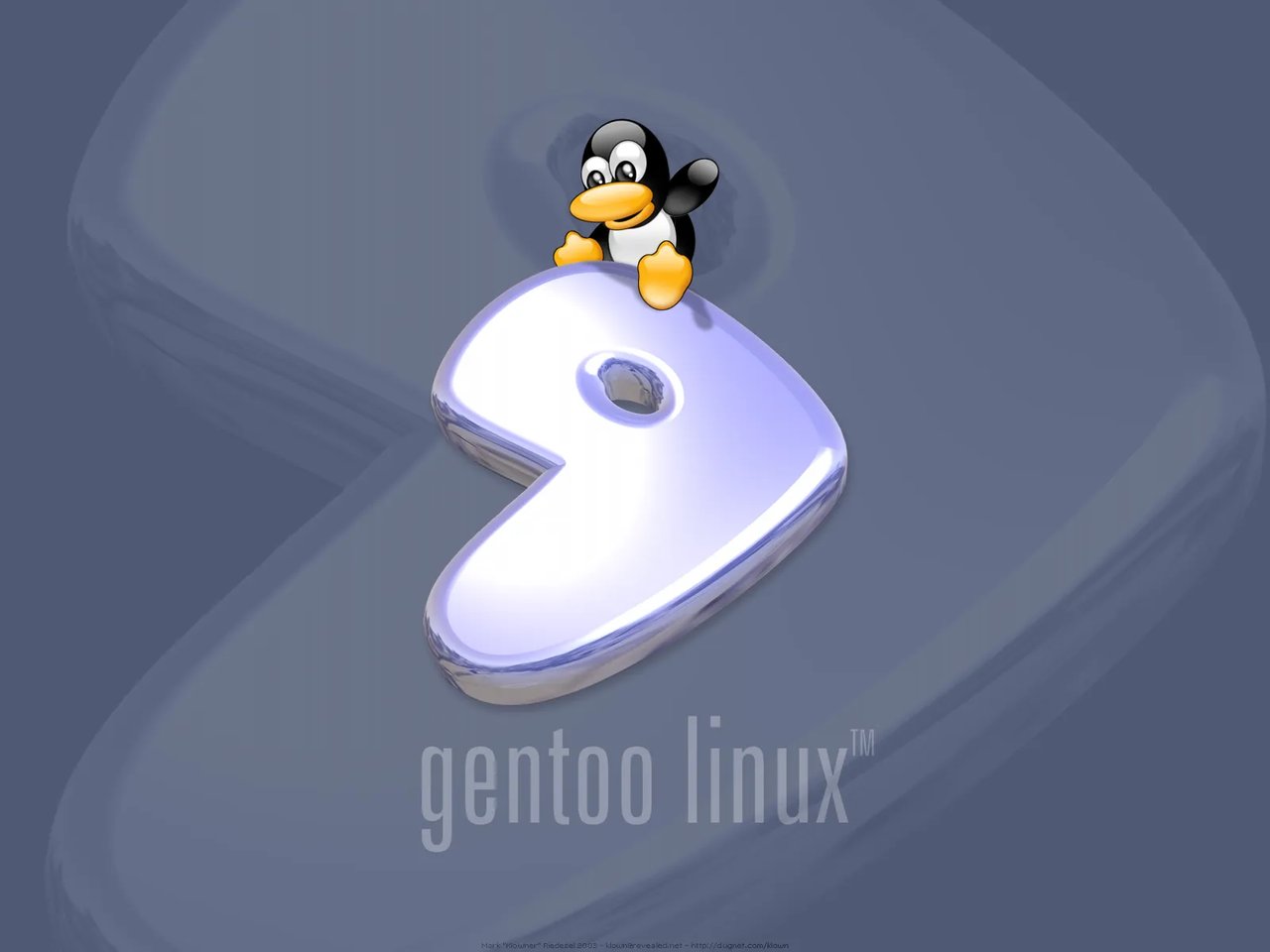 thumbnail of Gentoo Tux (Dark Violet)