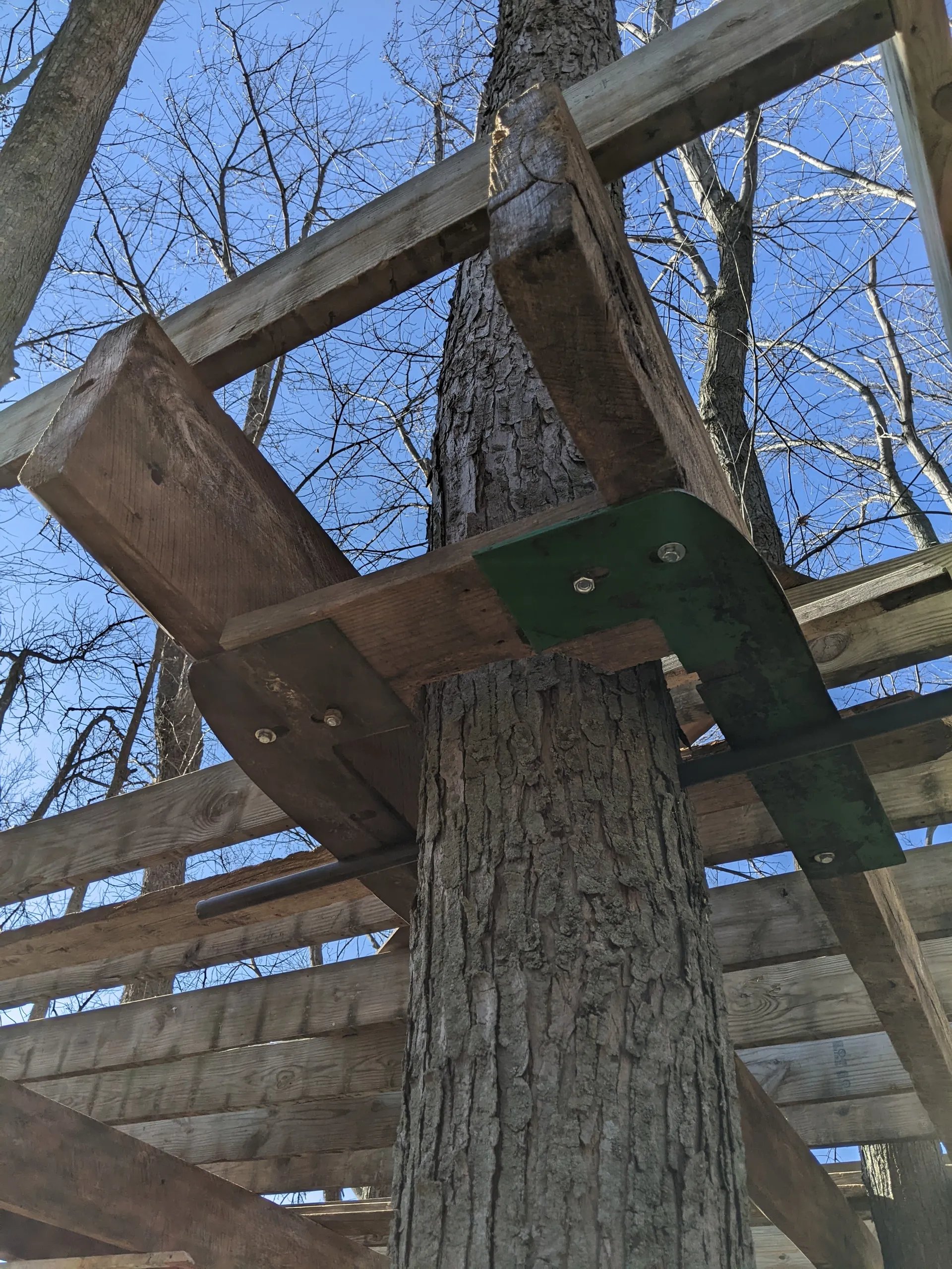 Retaining cross-sections for the main supporting beams