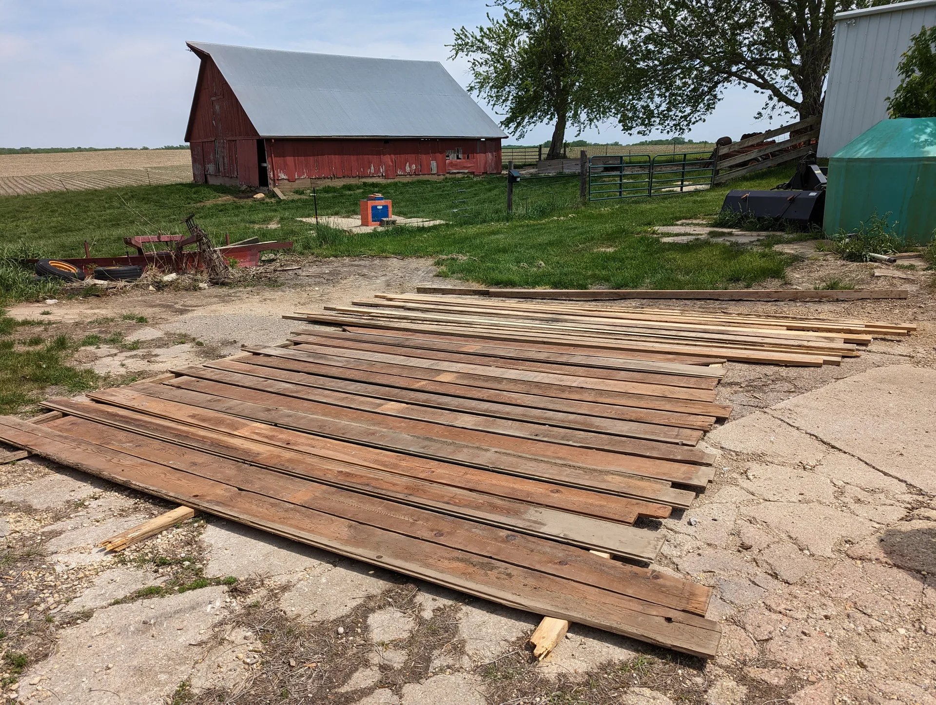 Clean floorboards