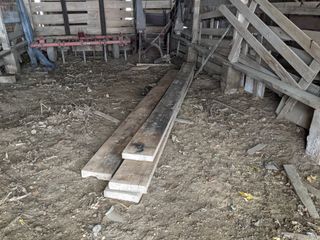 Antique barn beams, these things are massive