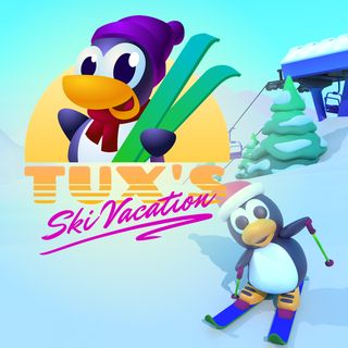 Tux is ready to hit the slopes!